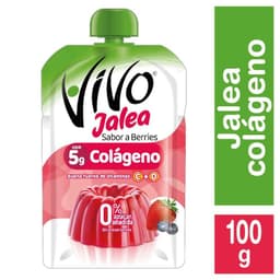 Jalea con Colageno Sabor Berries Vivo 100 g
