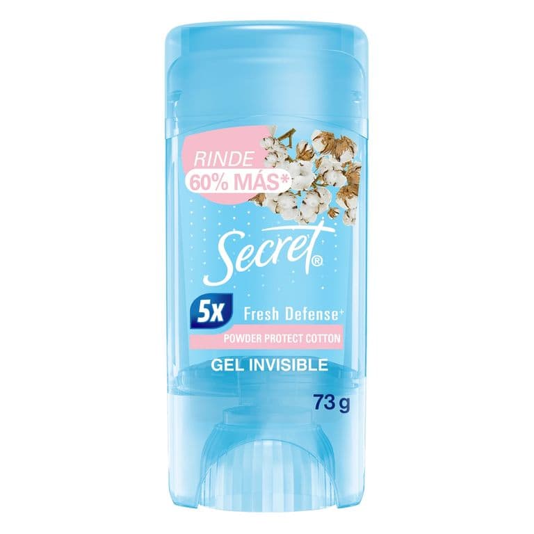 Desodorante Gel Invisible Aroma Algodon Secret 73 gr