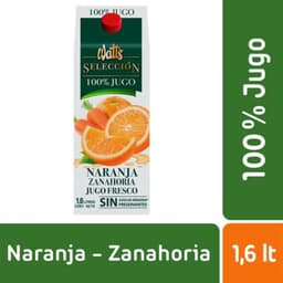 Jugo Fresco de Naranja y Zanahoria Watts Seleccion 1.6 L 1.6 LT