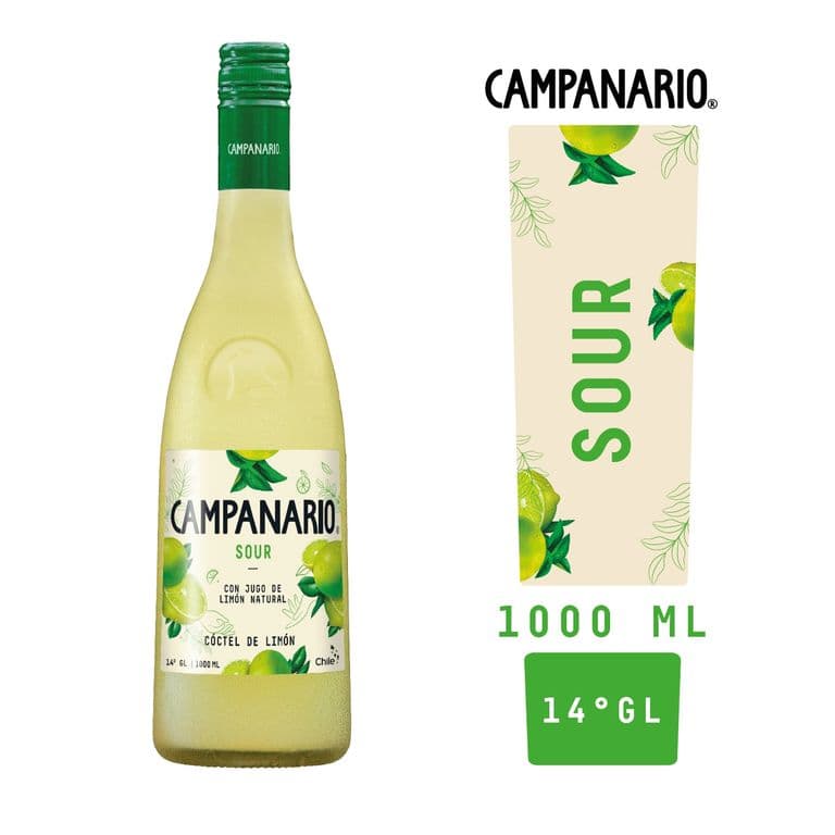 Coctel Limon Sour Campanario 14 1 L 1 LT