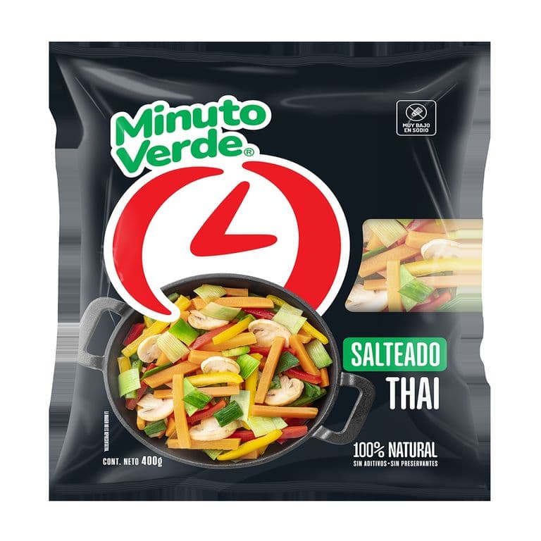 Salteado Thai Congelado Minuto Verde 400 gr
