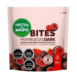 Bites Frambuesas Dark Frutas del Maipo 250 gr