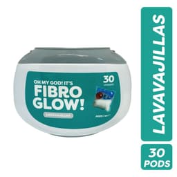 Detergente Lavavajillas 3 en 1 Biodegradable Fibro Glow 30 un