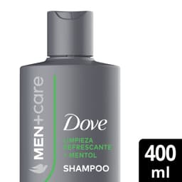 Shampoo Limpieza Refrescante + Mentol Dove 400 ml