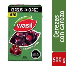Cerezas con Carozo en Conserva Wasil 500 g