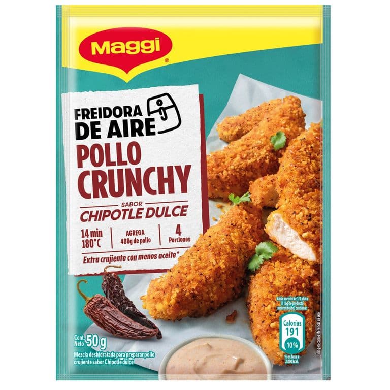 Sazonador Pollo Crunchy Sabor Chiplote Dulce Maggi 50 g