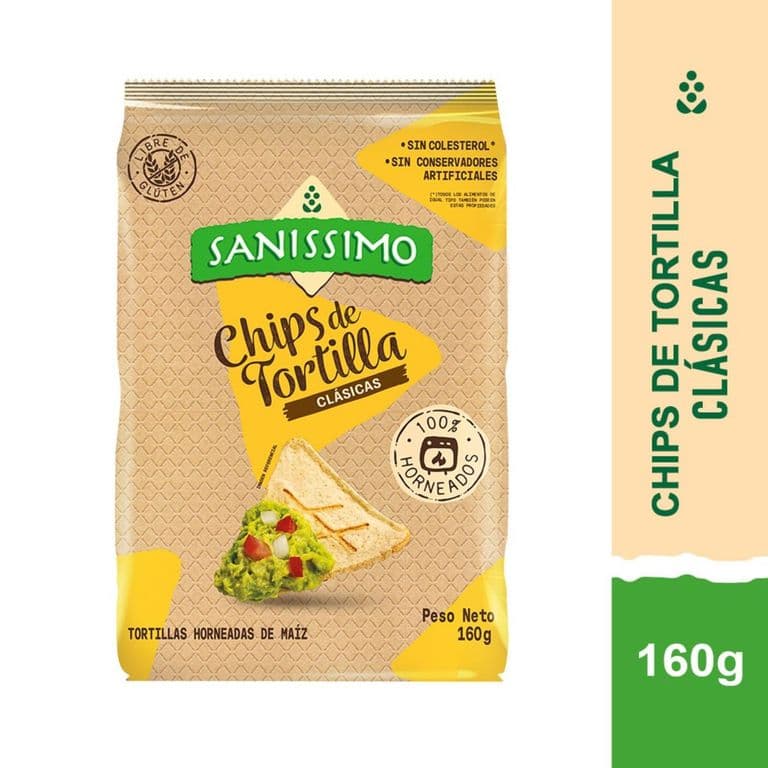 Chips de Tortilla Clasicas Sanissimo 160 g