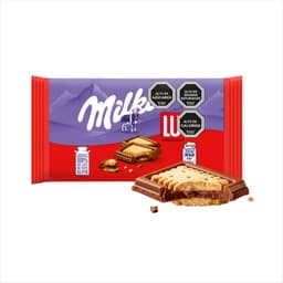 Barra de Chocolate con Leche y Galleta Milka 35 g