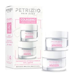 Estuche Crema Facial Dia y Noche Colageno Petrizzio 2 un