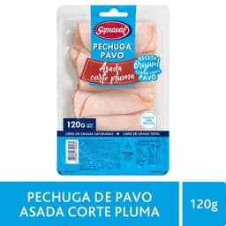 Pechuga de Pavo Corte Pluma Asada Sopraval 120 gr