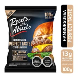 Hamburguesa Perfect Taste Cerdo y Vacuno Receta del Abuelo 100 gr