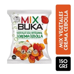 Snack Mix Vegetales Sabor Crema Cebolla Buka 150 g