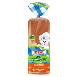 Pan de Molde Integral Cero Cero Ideal 400 gr