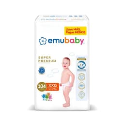 Panales Desechables Super Premium Talla XXG Emubaby 104 un
