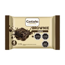 Bizcochos Brownie Chips Castano 4 un
