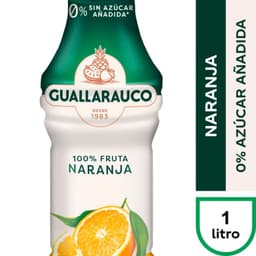 Jugo de Naranja 100% Fruta Sin Azucar Guallarauco 1 L 1 LT