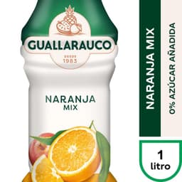 Jugo de Naranja Mix Sin Azucar Guallarauco 1 L 1 LT