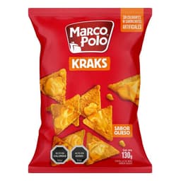 Tortillas Kraks Sabor Queso Marco Polo 130 gr
