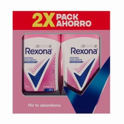 Pack Antitranspirante en Barra Powder Dry Rexona 2 x 45 gr