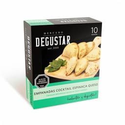 Empanadas Coctel Espinaca Queso Degustar 10 un
