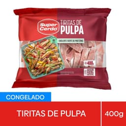 Tiritas de Pulpa de Cerdo Congeladas Super Cerdo 400 gr