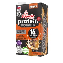 Leche Semidescremada Chocolate Crema de Mani Protein Power Soprole 1 lt