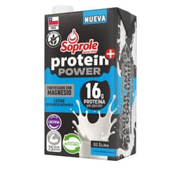 Leche Semidescremada Natural Protein Power Soprole 1 lt