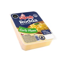Queso Laminado Rodda Corte Pluma Soprole 250 gr