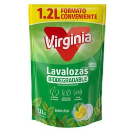 Lavalozas Biodegradable Doypack Limon Citrus Virginia 1.2 lt