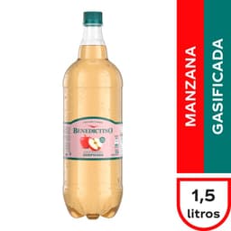 Agua Sabor Manzana Gasificada Benedictino 1.5 Lt