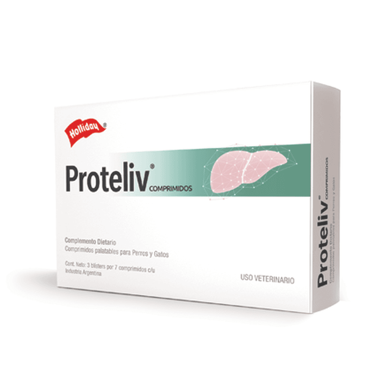 Proteliv Suplemento Natural Para Macotas Perros Y Gatos 21c Blanco 21