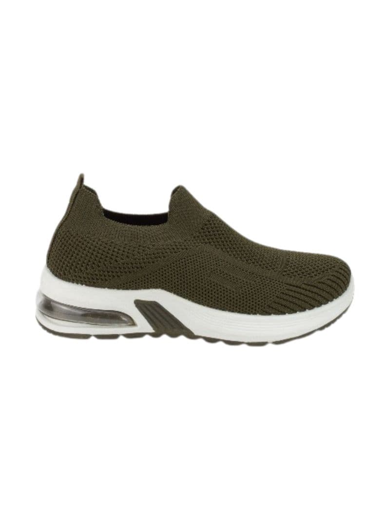 Zapatilla Nat Geo Kids Sock Verde Verde Olivo 33