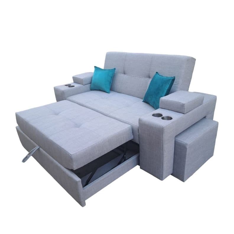 SOFA CAMA TREBOL 3 CUERPOS 185cm Gris 0
