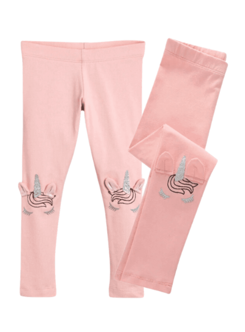 Calzas Jumping Meters Nina Unicornio Rosa Jump Kids 100% Algodon Rosado 2