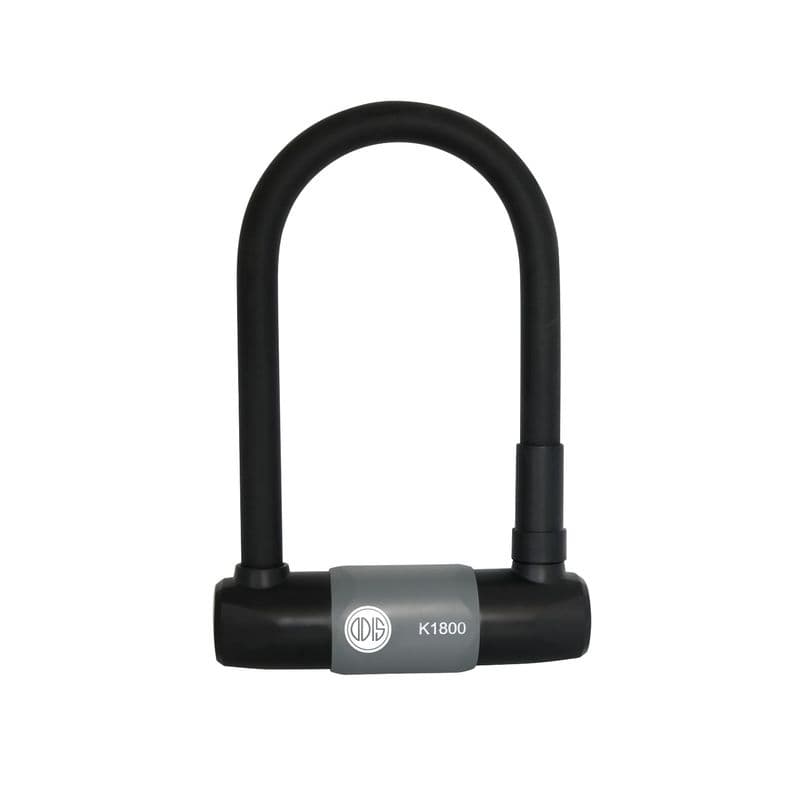 Candado Bicicleta U Lock Odis Bike K1800 18x186mm Llave Disco Negro