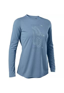 Polera Bicicleta Mujer Ranger Drirelease Azul Fox XL