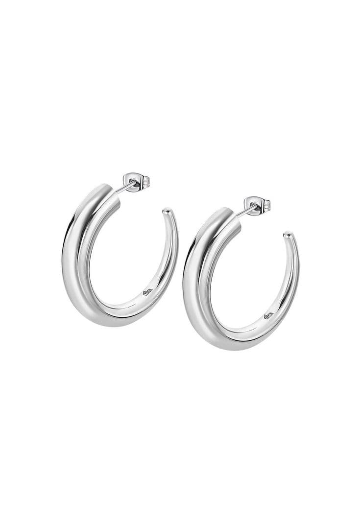 Aros Ls2344-4/1 Lotus Style Mujer Urban Woman Plateado Metalico