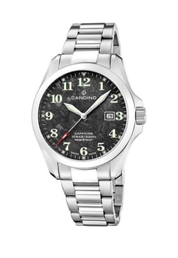 Reloj C4785/4 Candino Swiss Negro Hombre Automatic Plateado Metalico
