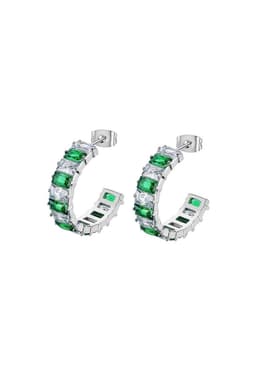 Aros Ls2572-4/3 Lotus Style Verde Mujer Urban Woman