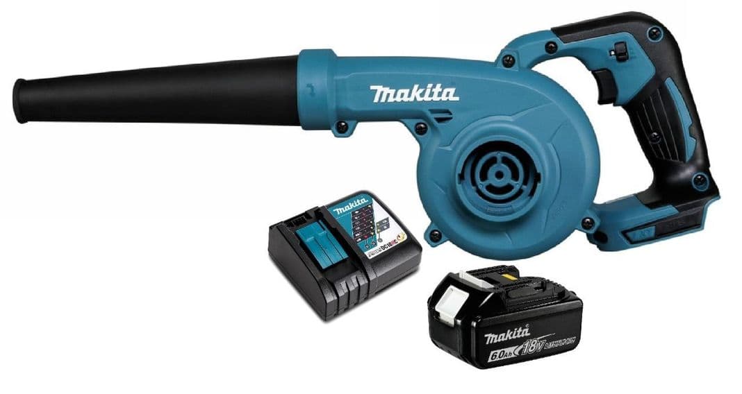 Soplador Aire Hojas Aspirador 18v Inalambrico Makita DUB185 (6 Ah)