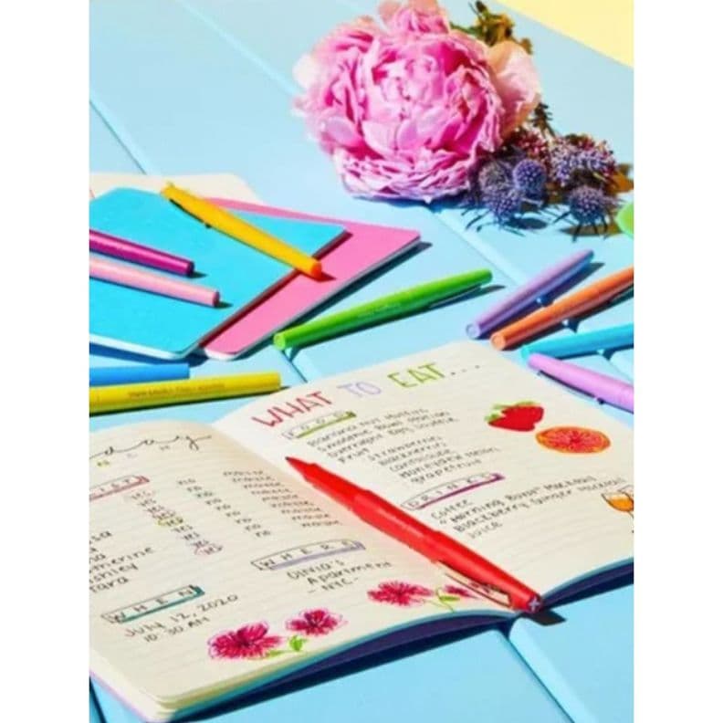Set 6 Marcadores Paper Mate Flair Aroma Esencias Naturales