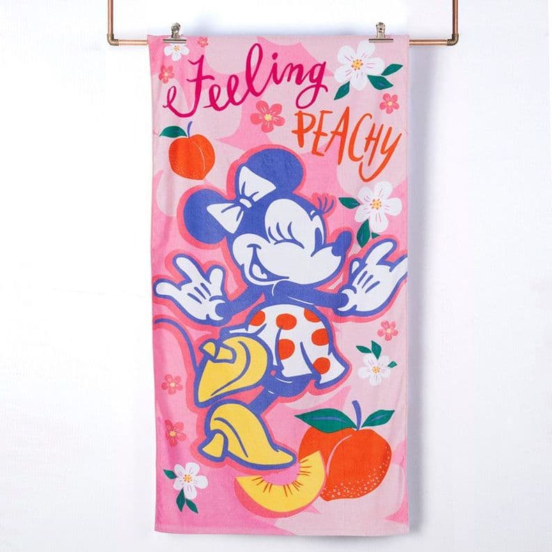 Toalla Playa 70x140 Minnie Peachy Diseno 1