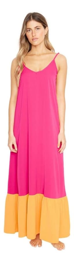Vestido Libra Iii Fucsia Jacinta Tienda XS