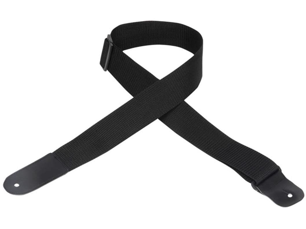 Correa Guitarra Electrica Basica 5 cm Negra Negro