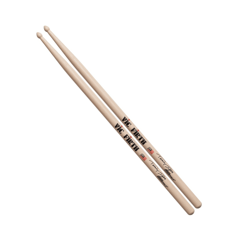 Baquetas Bateria Autografiadas Tommy Igoe Vic Firth Beige