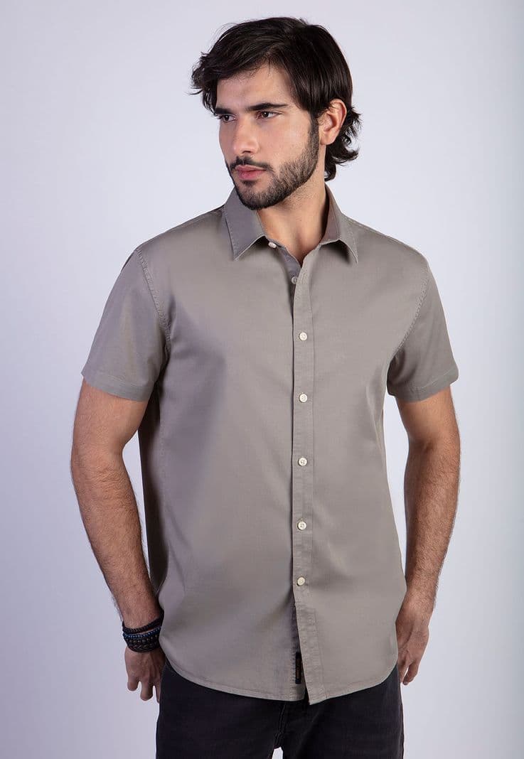 Camisa Overside Miami Fj Lt Military Verde XXL