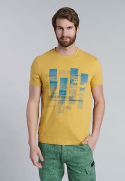 Polera Cincinnati Yellow Melange Amarillo L