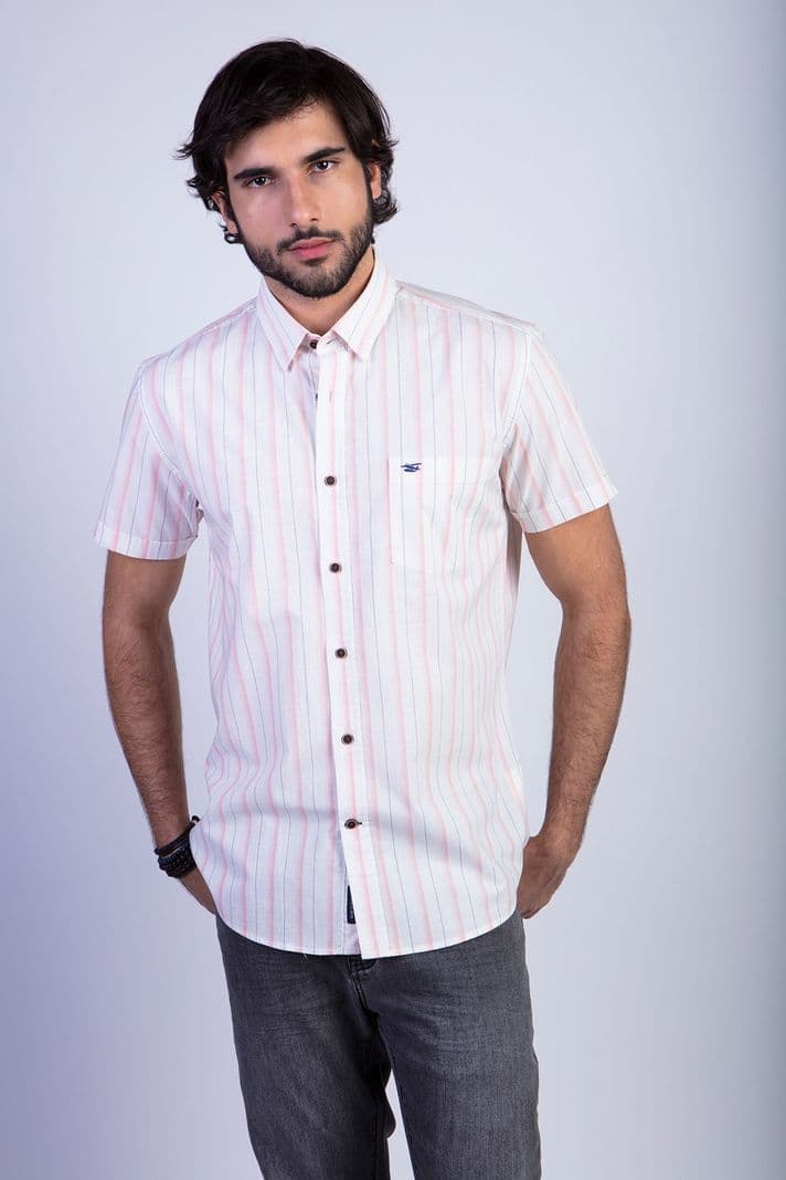 Camisa Sport Baltimore F Lt Coral Rojo XXL