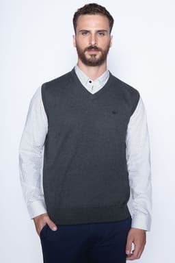 Sweater Smart Casual W/S Graphite Gris XL