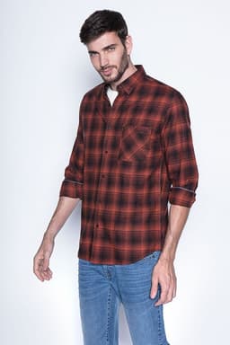 Camisa Check Orlando Fj Copper Cafe M